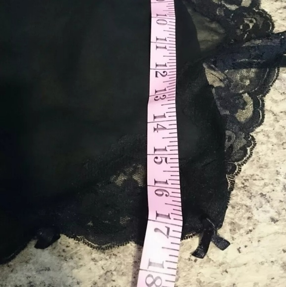 Rose Passion Sheer Black Chemise Medium - Picture 7 of 8